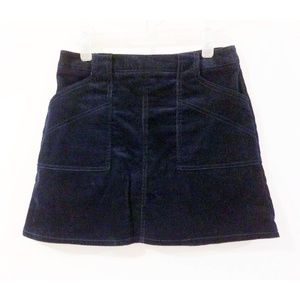 Urban Outfitters BDG Navy Corduroy A-line Skirt